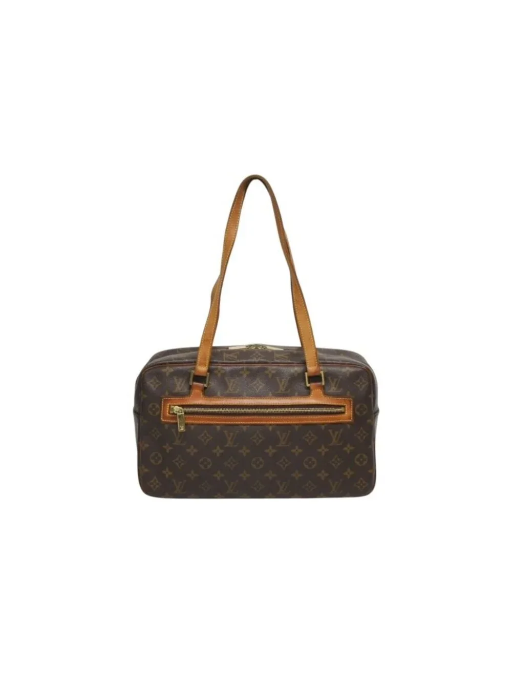 Louis Vuitton City GM Shoulder Bag Monogram Brown Gold